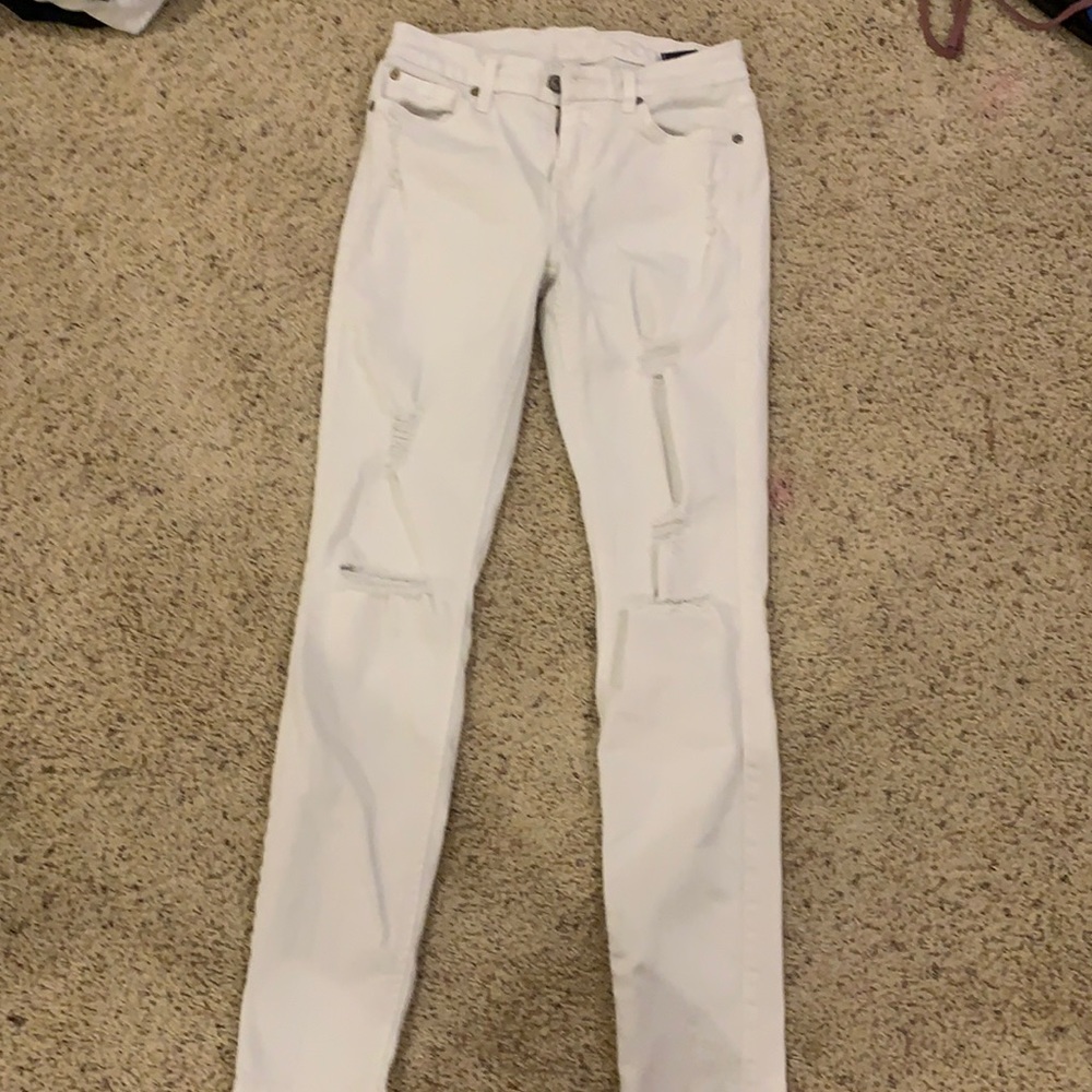Brand 7 jeans skinny ripped